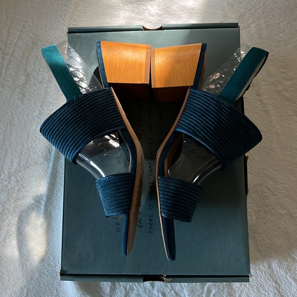 TOMS shoes poppy heels in size 8.5 39 - Picture 4 of 7